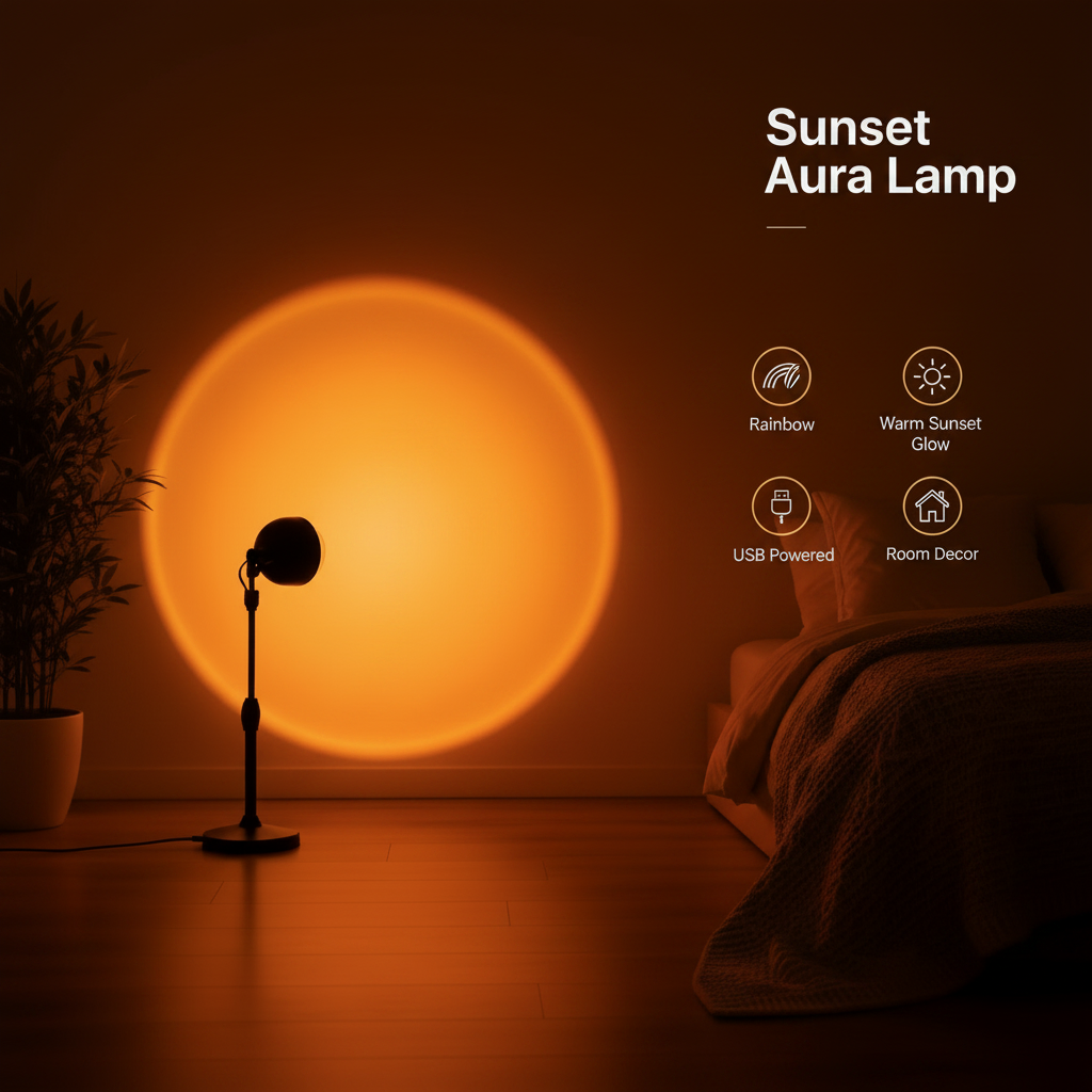 Sunset Aura Lamp