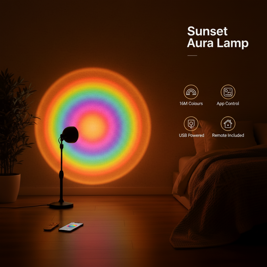 Sunset Aura Lamp